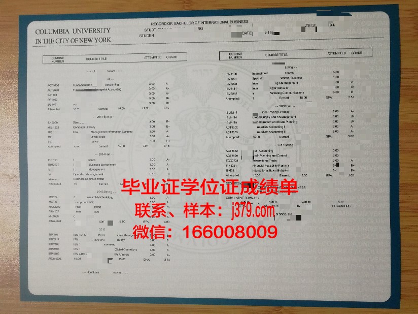 国立亚松森大学成绩单